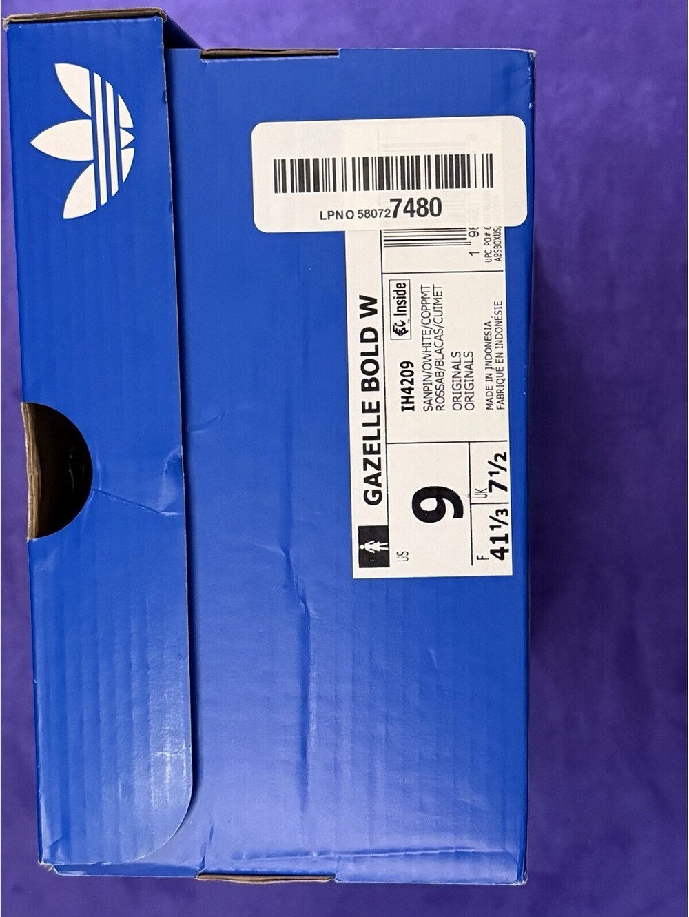Adidas Gazelle Bold Womens Platform Suede Sneakers Brand New NIB Pink - Picture 10 of 10